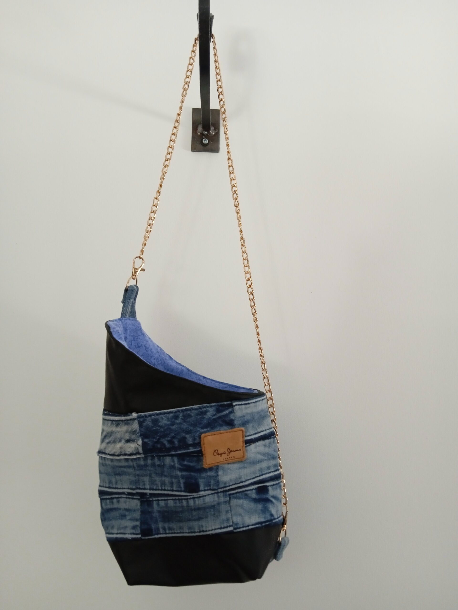 sac jean bandoulière patchwork