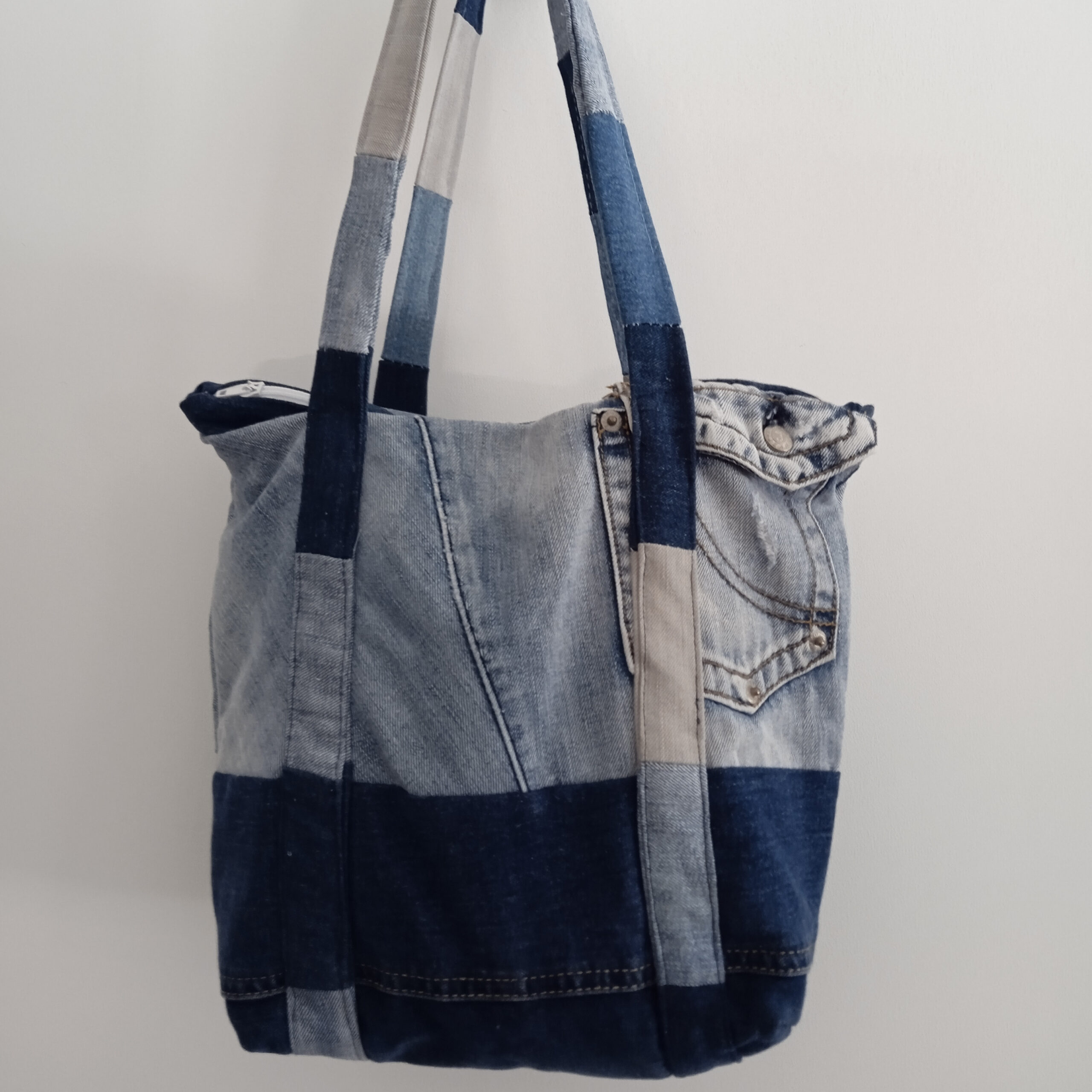 sac en jean recyclé fourre tout