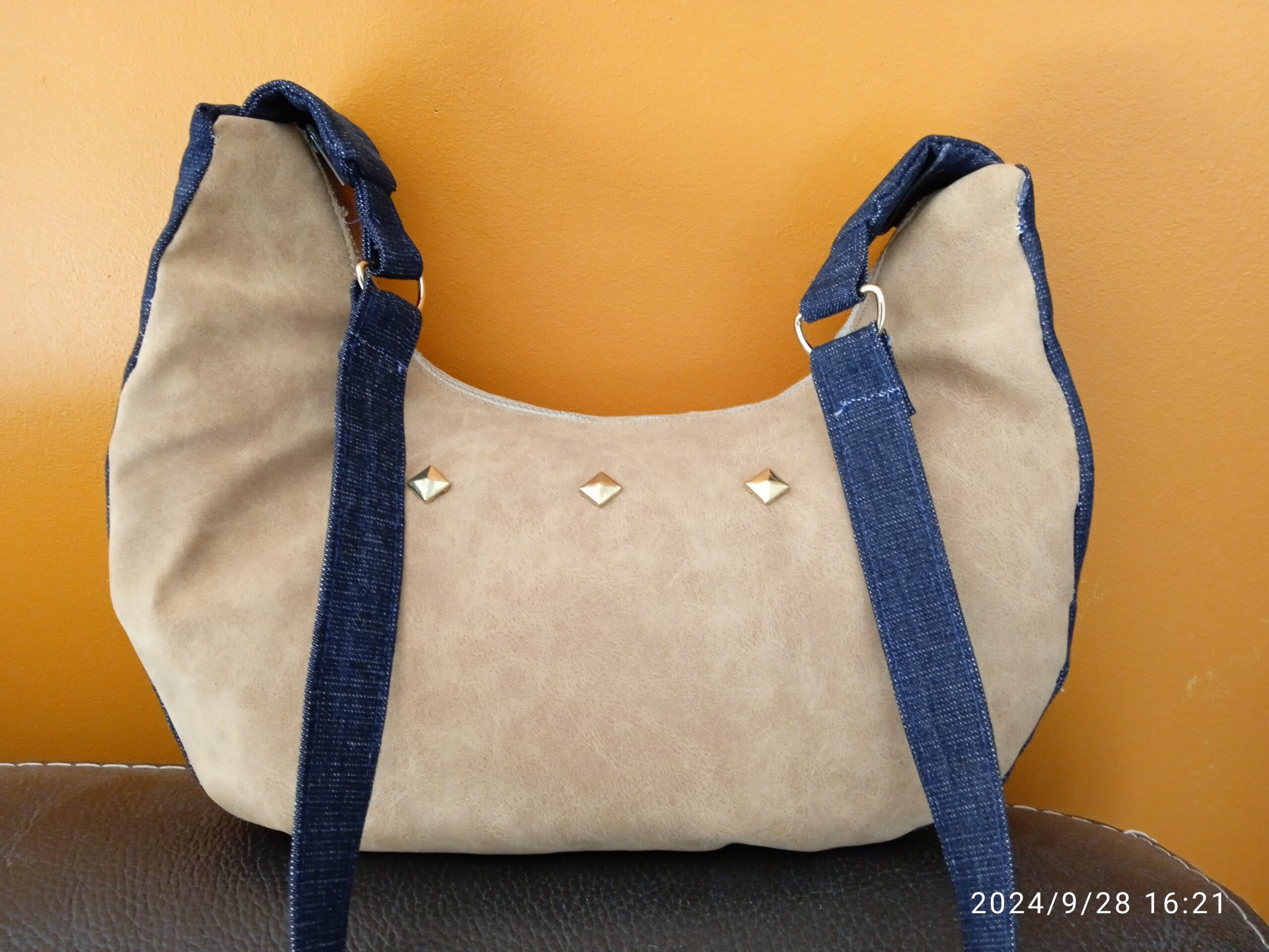 sac à main en jeans/simili cuir